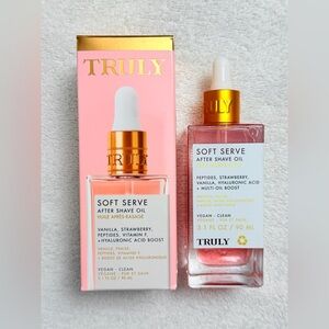 Truly Soft Serve After Shave Oil - VANILLA - STRAWBERRY - VITAMIN E - NEW!